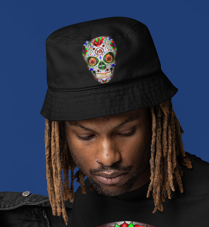 cbh- Sugar Skull Bucket Hat