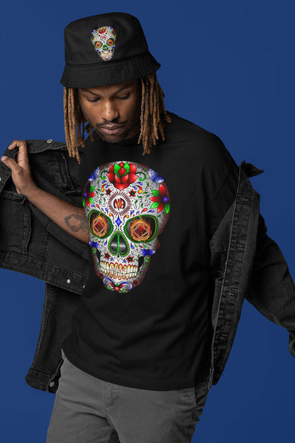 cbh- Sugar Skull Bucket Hat