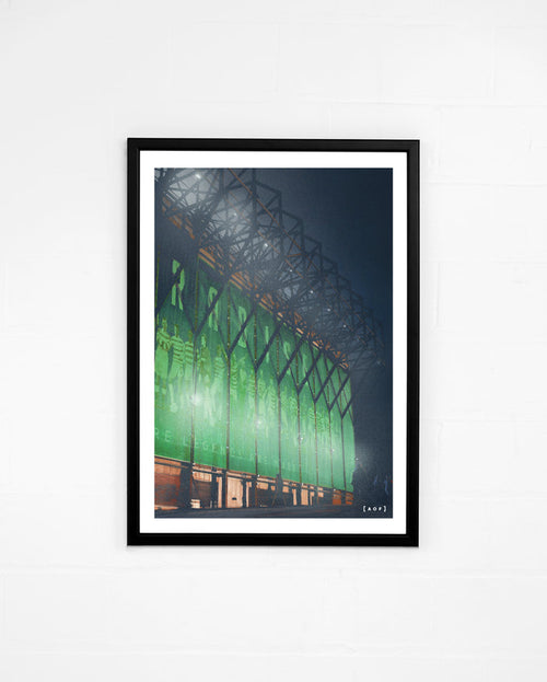 ART OF Celtic Park by Night Framed Print | Football Wall Art