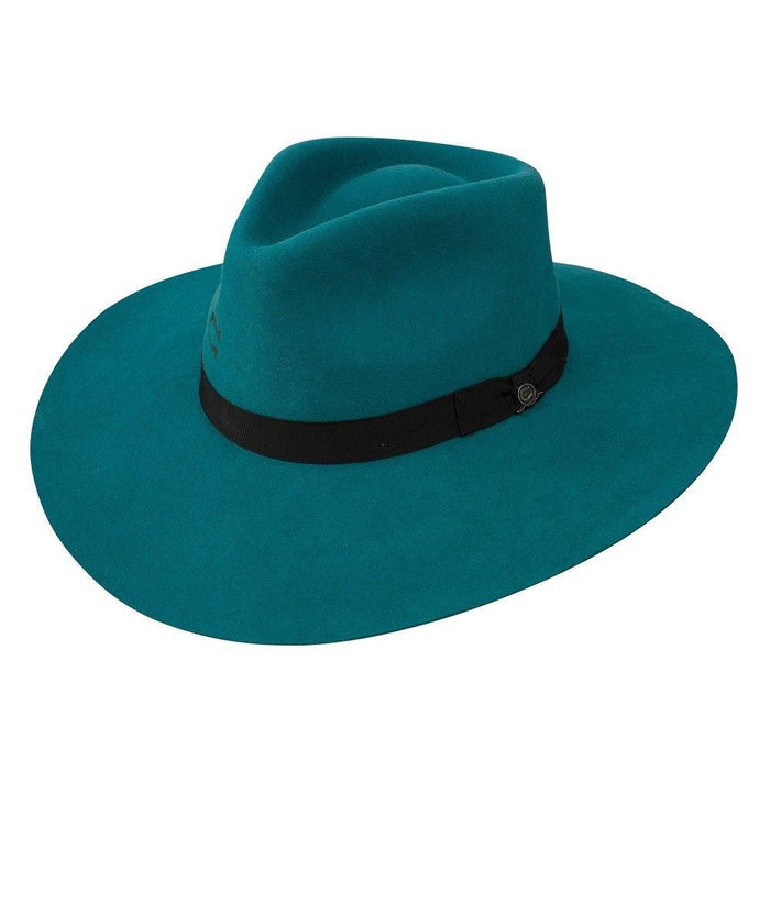 Charlie 1 Horse Women's Highway Teal Wool Western Fashion Cowgirl Hat CWHIWA-403678-Painted Cowgirl Western Store