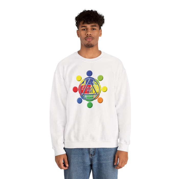 Circle Of Love dtg Crewneck Sweatshirt