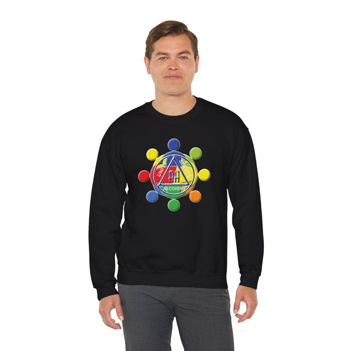Circle Of Love dtg Crewneck Sweatshirt