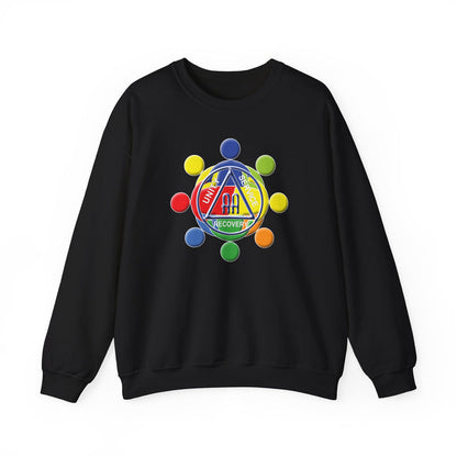 Circle Of Love dtg Crewneck Sweatshirt