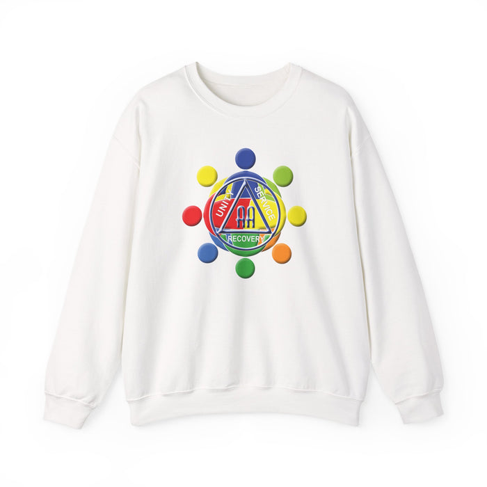 Circle Of Love dtg Crewneck Sweatshirt