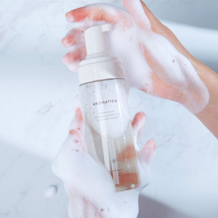 AROMATICA Comforting Calendula Decoction Cleansing Mousse Nudie Glow Australia