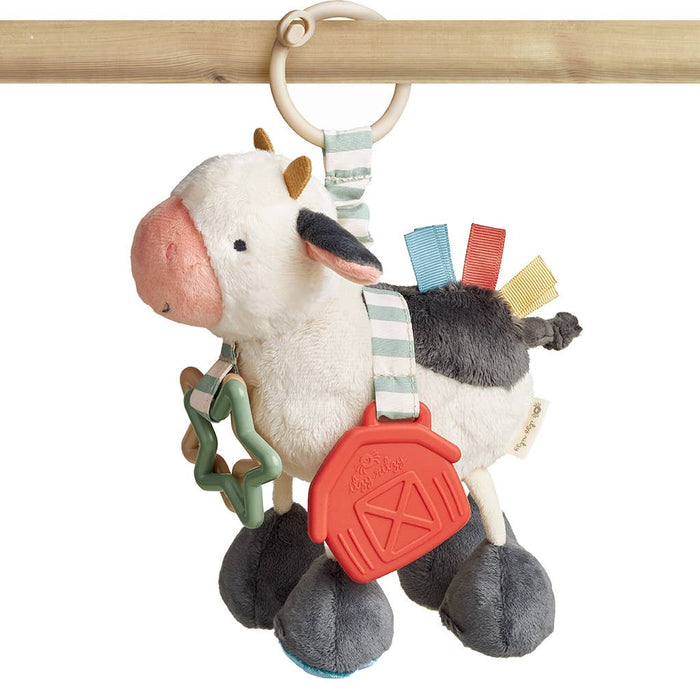 Cow Itzy Friends Link & Love Activity Plush - Wee Bee Baby Boutique