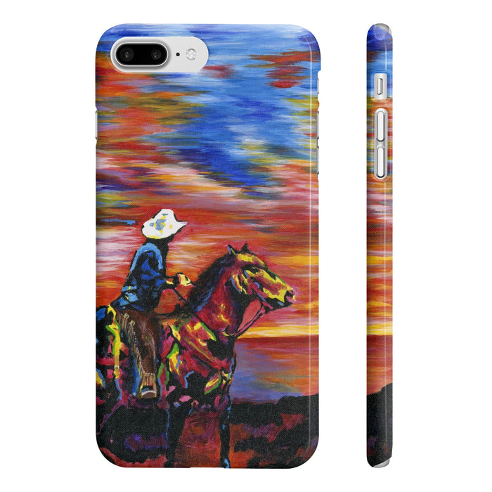 Cowboy Sunset - Phone Case