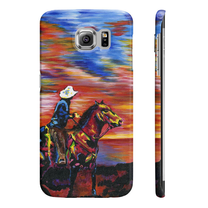 Cowboy Sunset - Phone Case
