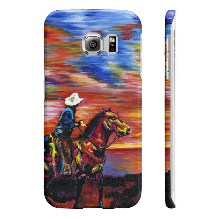Cowboy Sunset - Phone Case