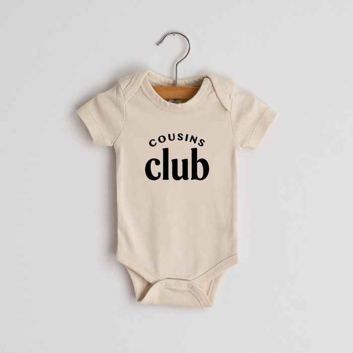 Cream Cousins Club Organic Baby Bodysuit - Wee Bee Baby Boutique