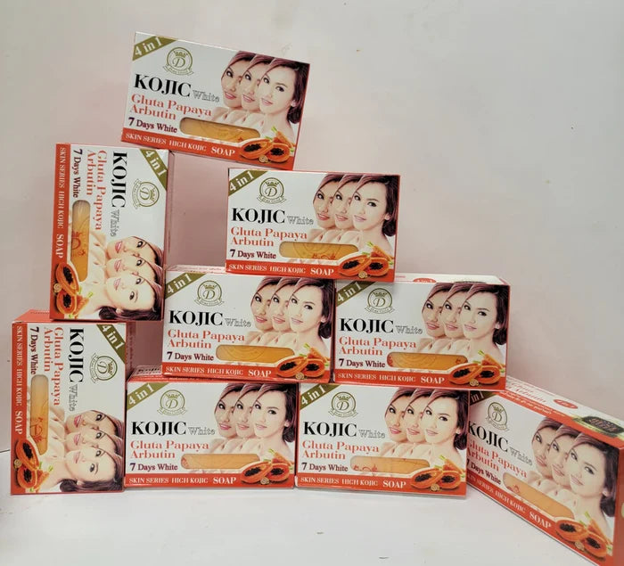 D-ne Gold #835 KOJIC white Gluta Collagen super AHA 4 in 1 soap 5.30oz / 160gr