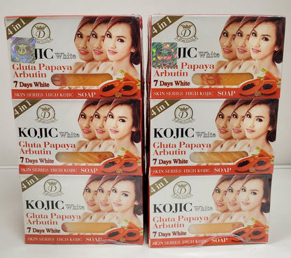 D-ne Gold KOJIC white #344 Gluta Papaya Tomato Arbutin 4 in 1 5.30oz / 160g KOJIC CLEAR