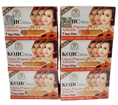 D-ne Gold KOJIC white Gluta Papaya Tomato Arbutin 4 in 1 5.30oz / 160g