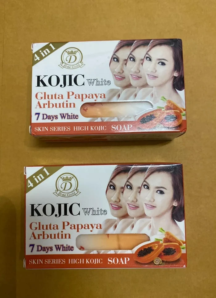 D-ne Gold KOJIC white Gluta Papaya Tomato Arbutin 4 in 1 5.30oz / 160g