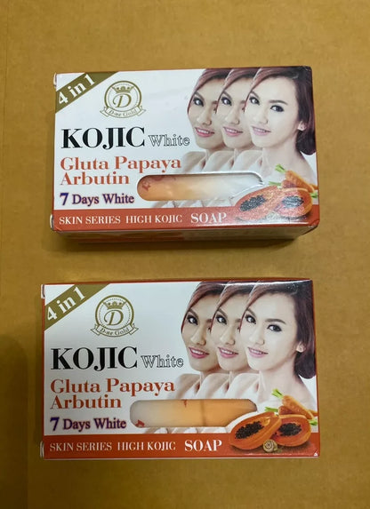 D-ne Gold KOJIC white Gluta Papaya Tomato Arbutin 4 in 1 5.30oz / 160g