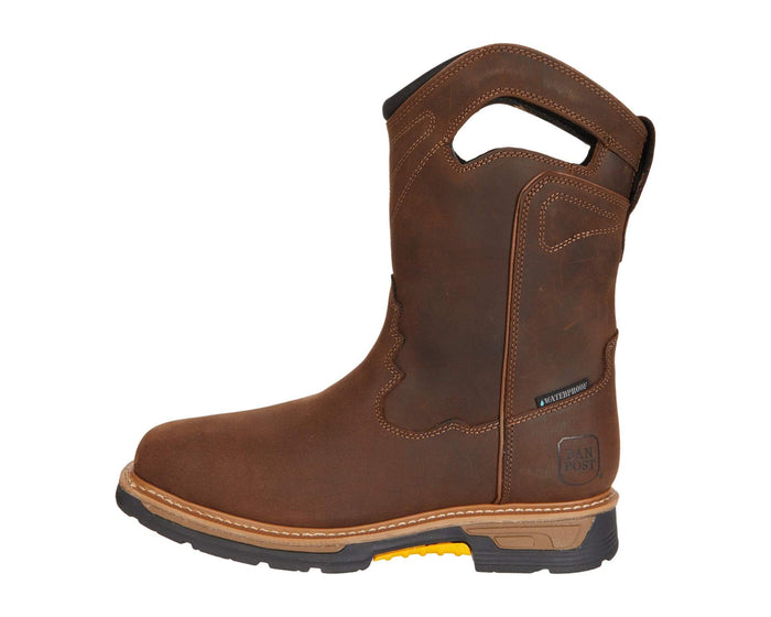 Dan Post Men's Brown Leather Thunderhead Waterproof Slip Resistant Work Boots DP56423-Painted Cowgirl Western Store
