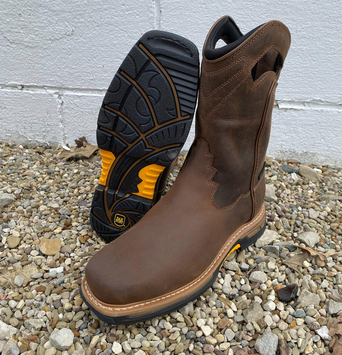 Dan Post Men's Brown Leather Thunderhead Waterproof Slip Resistant Work Boots DP56423-Painted Cowgirl Western Store