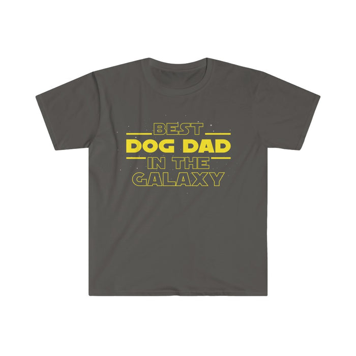 Dog Dad Gifts Funny Dog Lover Shirt Best Dog Dad In The Galaxy Mens T-Shirt