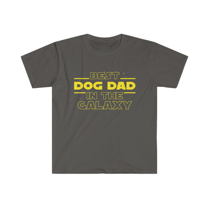 Dog Dad Gifts Funny Dog Lover Shirt Best Dog Dad In The Galaxy Mens T-Shirt
