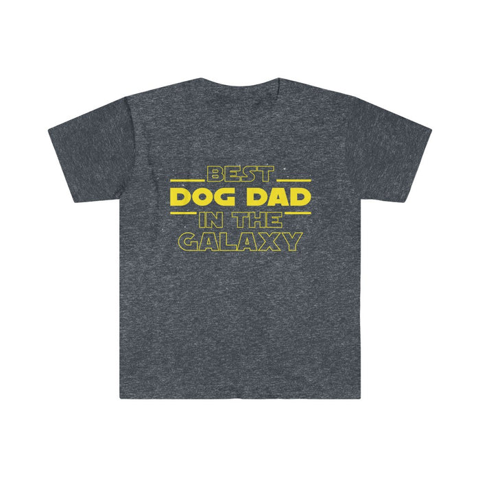 Dog Dad Gifts Funny Dog Lover Shirt Best Dog Dad In The Galaxy Mens T-Shirt