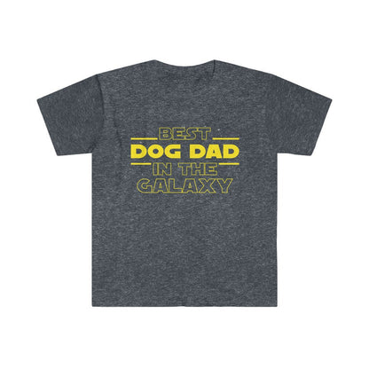 Dog Dad Gifts Funny Dog Lover Shirt Best Dog Dad In The Galaxy Mens T-Shirt