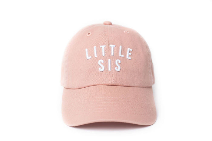 Dusty Rose Little Sis Hat - Wee Bee Baby Boutique