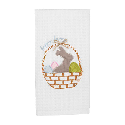 Easter Basket Hand Towel - Pine & Moss