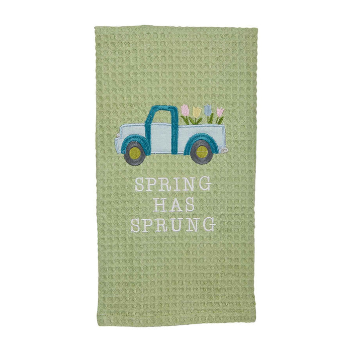 Easter Basket Hand Towel - Pine & Moss