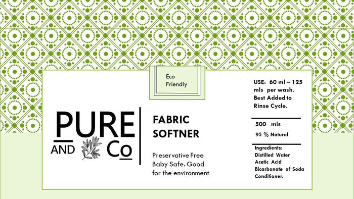 Eco Cleaning -  Fabric Softener Liquid 500 mls