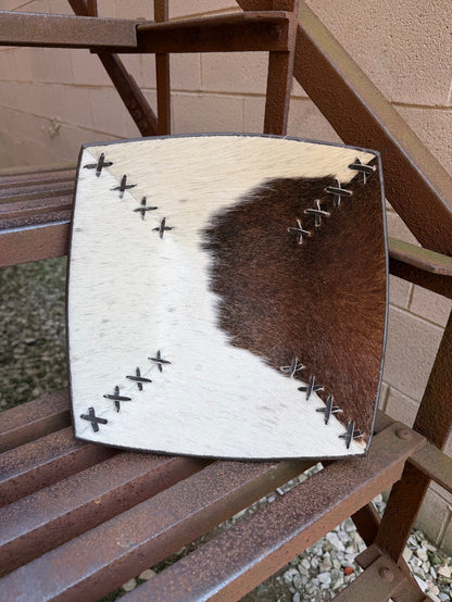 El Paso 11" Hand-stitched Large Cowhide Bowl