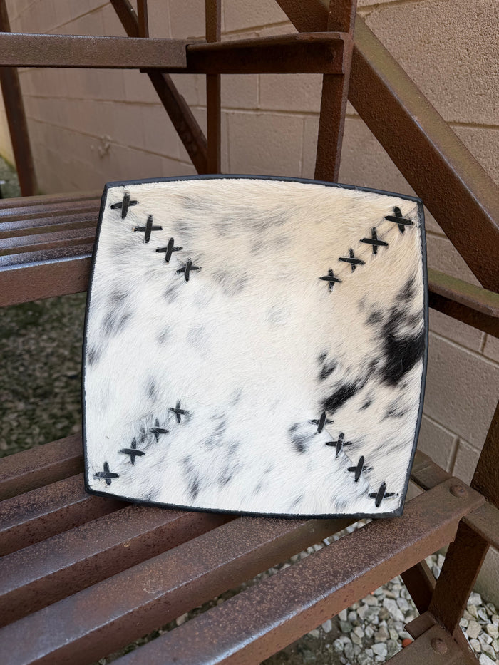 El Paso 11" Hand-stitched Large Cowhide Bowl