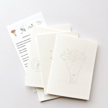 Emily Lex Love, Sweet Love, Paintable Notecards - Pine & Moss