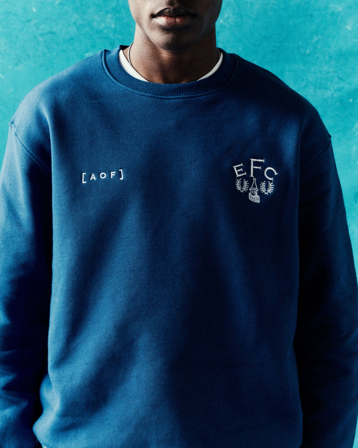 ART OF x Everton 1983 Blue Sweat | EFC Embroidered Football Merch