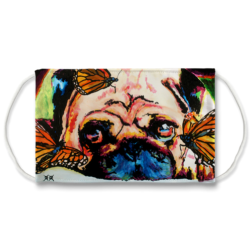 Face Mask - Bugged Pug