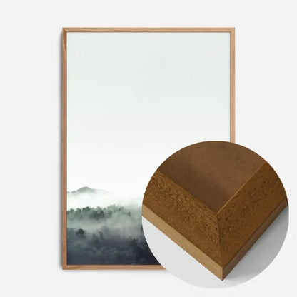 21x30cm | 8¼ x 11¾in / Oak Wood Frame