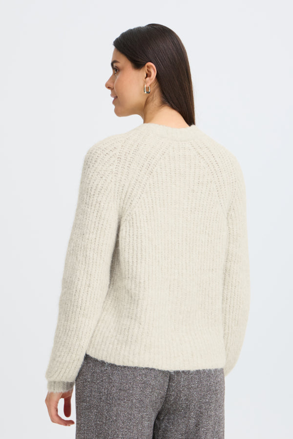Fransa FrCharleen Cardigan Oatmeal - Precious Sparkle