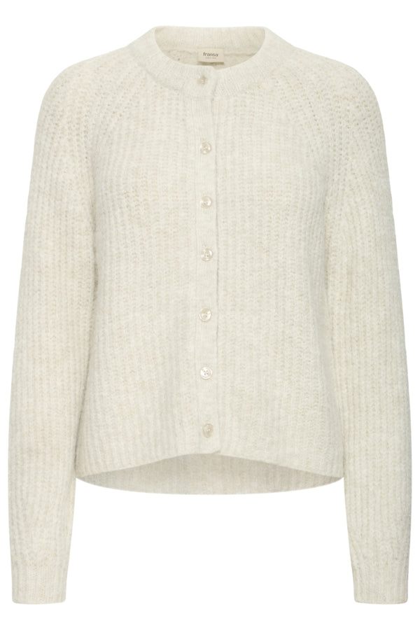 Fransa FrCharleen Cardigan Oatmeal - Precious Sparkle
