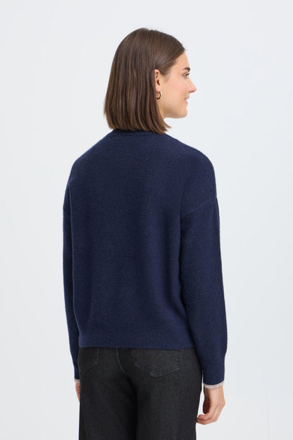 Fransa Frflorence Pullover in Salute Ciao - Precious Sparkle