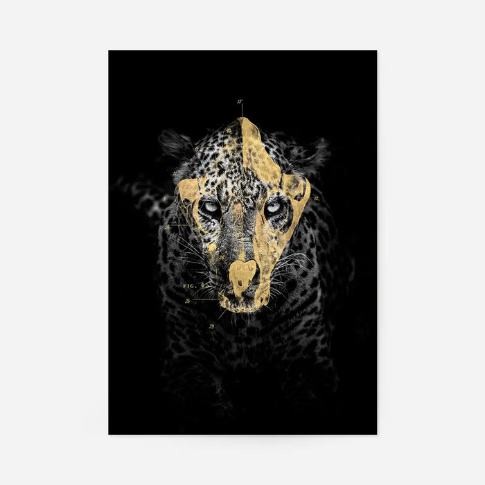 Gold Leopard Print