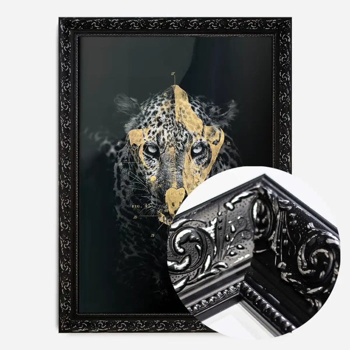 21x30cm | 8¼ x 11¾in / Black Ornate Frame