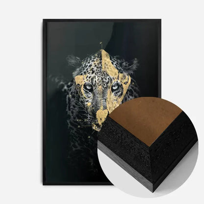 21x30cm | 8¼ x 11¾in / Black Wood Frame