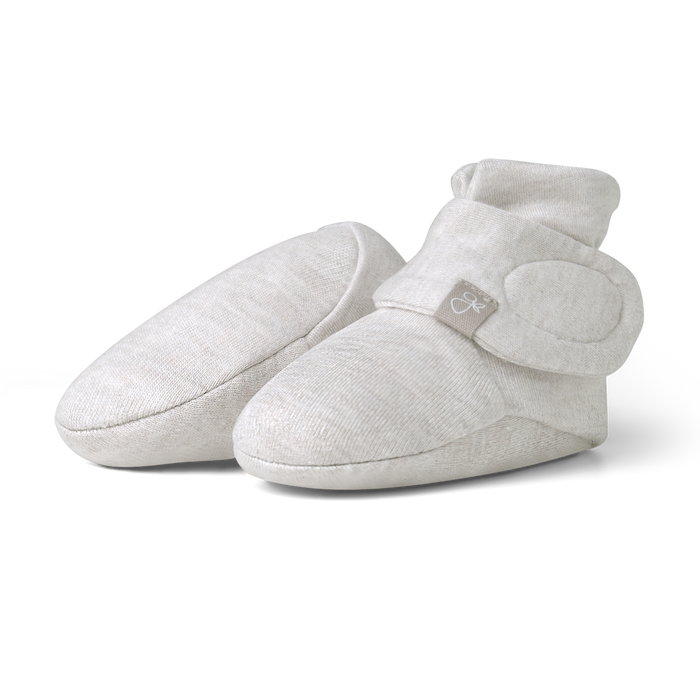 Goumi Viscose Organic Cotton Baby Stay-On Boots - Storm Gray - Wee Bee Baby Boutique