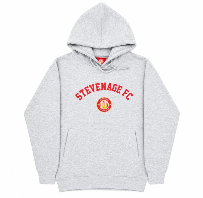 Grey Hoodie - Stevenage FC badge
