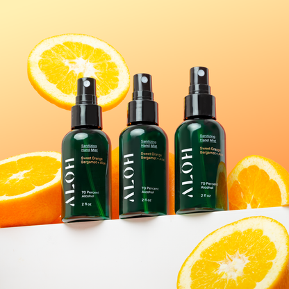 Hand Sanitizing Mist - Sweet Orange Bergamot + Aloe 2oz
