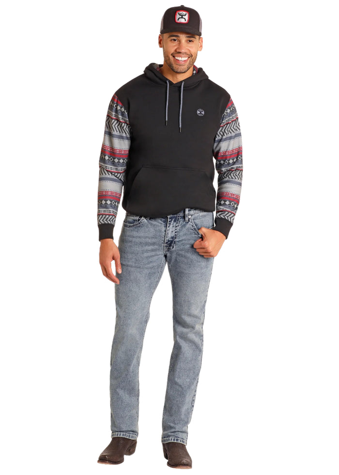 Hooey by Rock & Roll Cowboy Men's Reflex Revolver Light Wash Slim Fit Straight Jeans HM1RD05039
