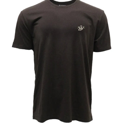 Hooey John Wayne Men's Brown 'Too Late To Stop 'Em' Short Sleeve Tee Shirt HT2659DKBR