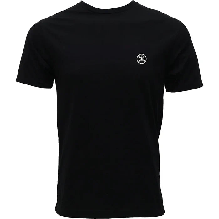 Hooey Men's Black 'Cowboy Swing' Short Sleeve Tee Shirt GT2604BK