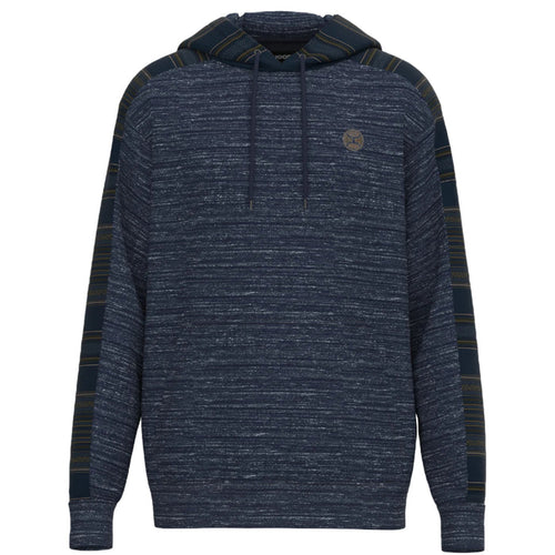 Hooey Men's Canyon Maritime Navy Multi-Color Serape Print Hoodie HH1330NVSP