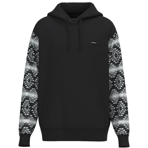 Hooey Men's Legendary Black Aztec Print Polar Fleece Hoodie HH1339BKAZ