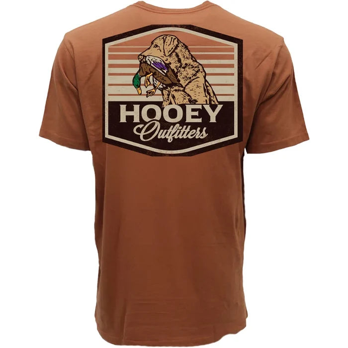 Hooey Outfitters Men's Toller Rust Bird Dog Short Sleeve Tee Shirt HT2656RU